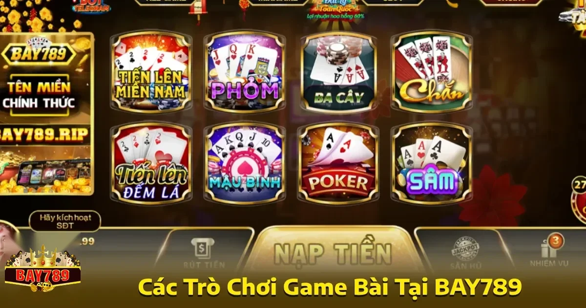 Bay789 35 Sảnh Game Bài tại sân chơi mang đến trải nghiệm chân thực và sống động.