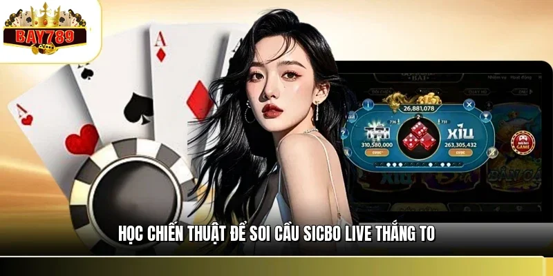 Sicbo Live BAY789 – Sảnh Cược Tài Xỉu Trực Tuyến Minh Bạch 3 Học chiến thuật để soi cầu sicbo live thắng to