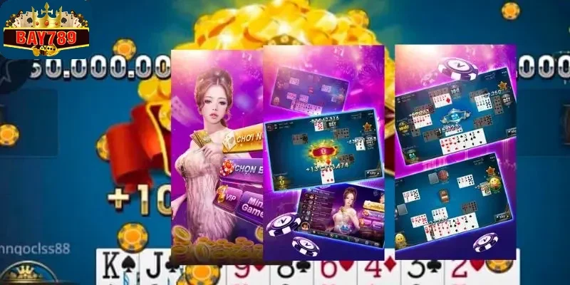 Các thế bài Phỏm tá lả Bay789 phổ biến và cách xử lý.