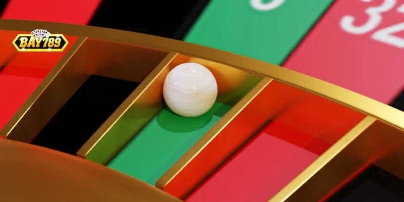 Giao diện bàn cược roulette trực tuyến tại nhà cái Bay789